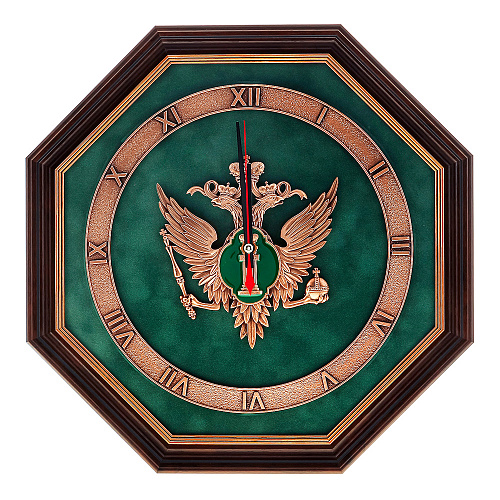 Настенные часы "Герб Министерства Юстиции РФ"