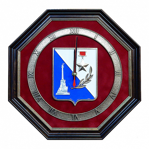 Настенные часы "Герб Севастополя"