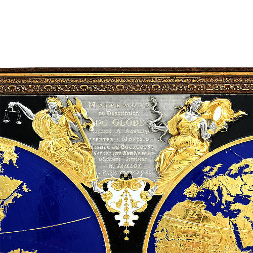 Панно "Карта известного мира Жана Баптиста Нолина"