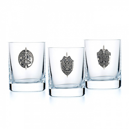 Водочные стопки на 3 персоны "Чекисты"