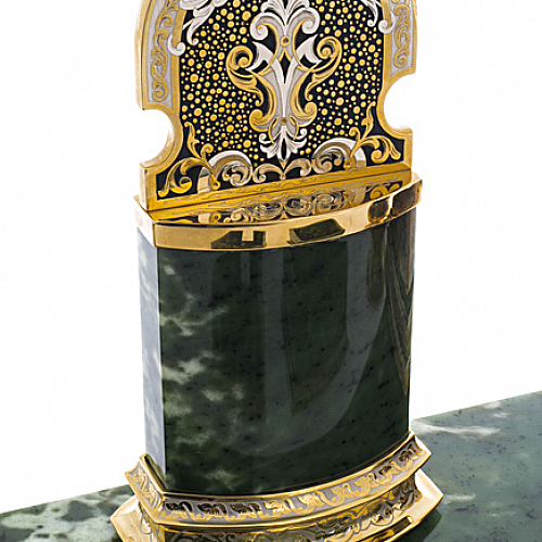 Настольный набор "Аристократ" из нефрита, Златоуст