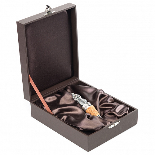 Серебряная пробка для бутылки "Добрыня Никитич"