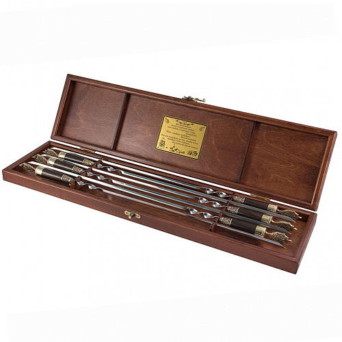 Набор шампуров в футляре "ФСБ"