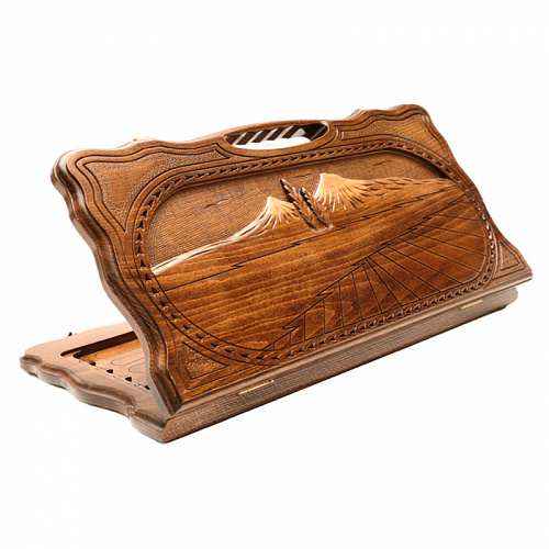 Нарды-шашки резные "Арарат"