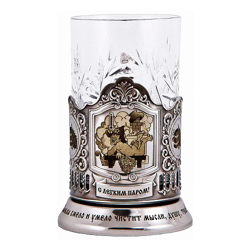 Набор из 2-ух подстаканников "Банька мужская и женская"