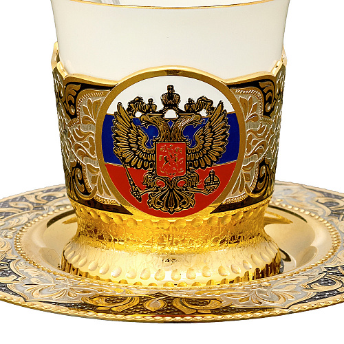 Кофейный набор "Российская Федерация " Златоуст