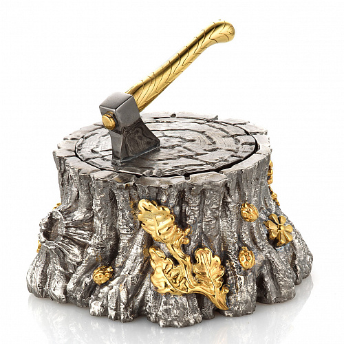 Серебряная солонка "Лесная делянка"