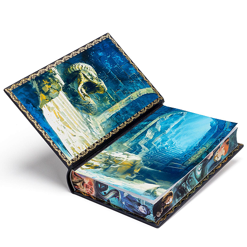 Подарочное издание в кожаном переплете "Гарри Поттер, книги Джоан Роулинг" 7 томов