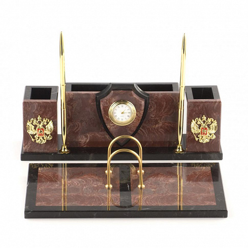 Письменный набор из натурального камня "Дипломат" 