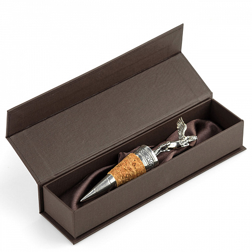 Серебряная пробка для бутылки "Пегас"