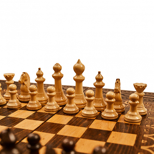 Подарочные шахматы + нарды "Милан"