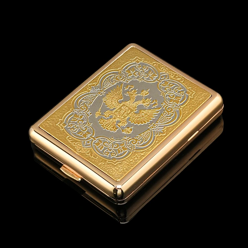 Портсигар "Герб РФ" Златоуст