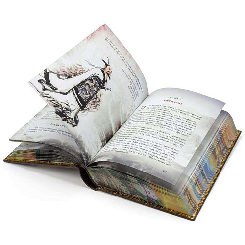 Книга подарочная в кожаном переплете "Искусство войны" Сунь-Цзы