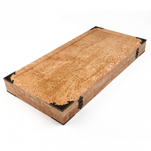 Нарды из карельской березы Олень"