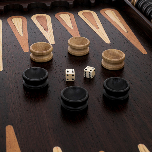 Нарды из массива венге "Российская Федерация"