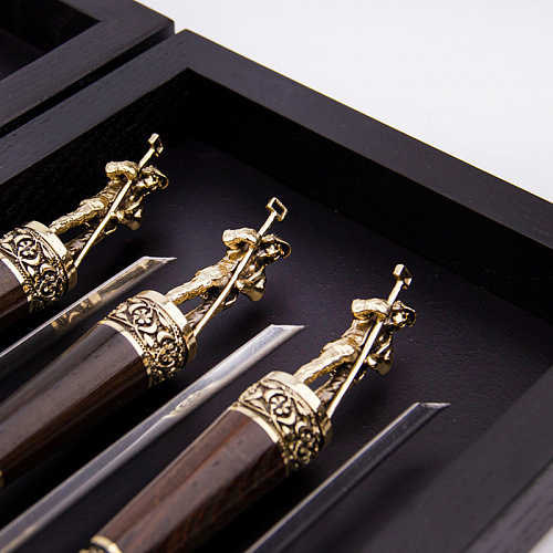 Набор в деревянном футляре "Металлург"