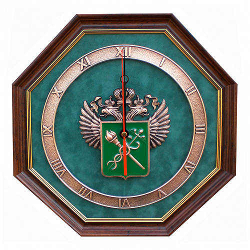 Настенные часы "Герб Таможни"