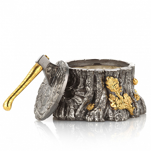 Серебряная солонка "Лесная делянка"