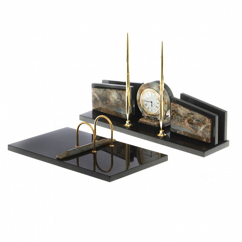 Письменный  набор из камня "Кабинетный"