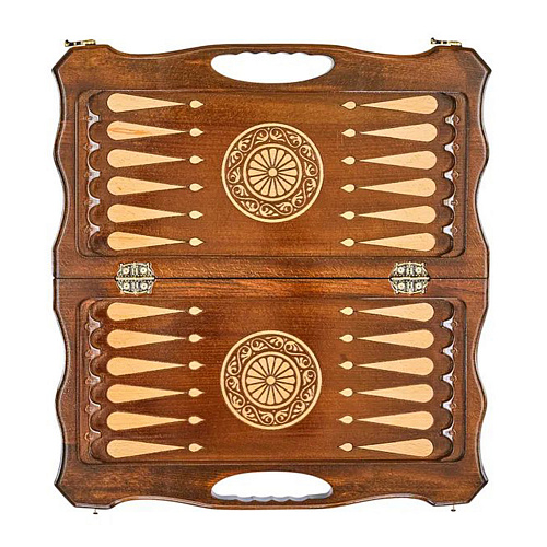 Подарочные шахматы + нарды "Жасмин"