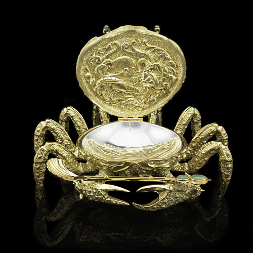 Икорница подарочная "Золотой краб" 