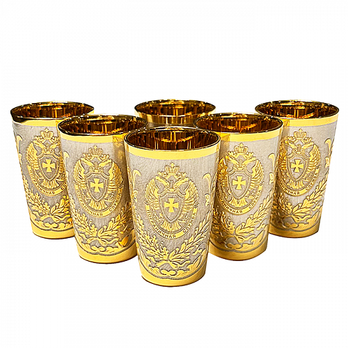 Набор стопок "Пограничная служба РФ" Златоуст