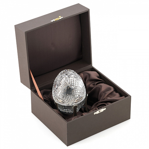 Серебряное подарочное яйцо "Лев Яшин"