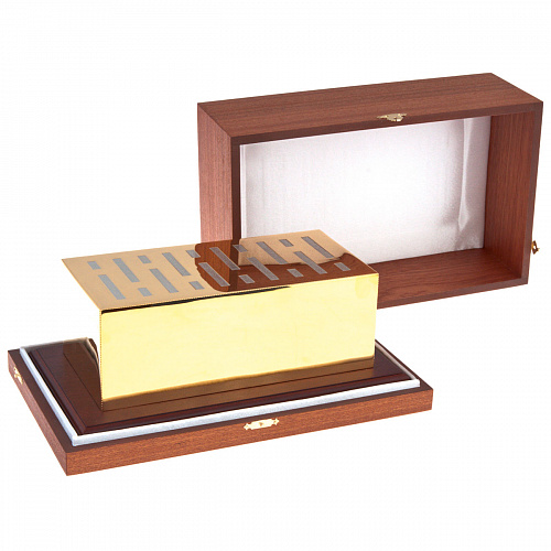 Сувенир "Золотой кирпич" Златоуст