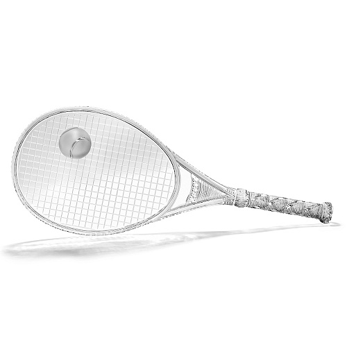 Хрустальная теннисная ракетка