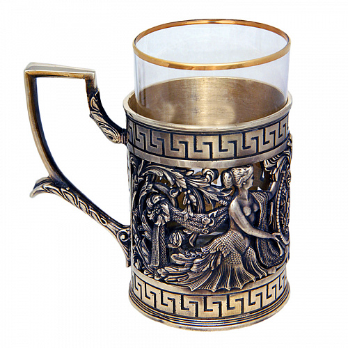 Подстаканник с ложкой "Санкт-Петербург"