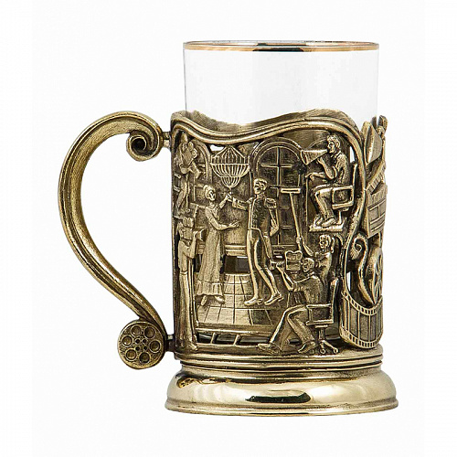 Подстаканник с ложкой "Кинорежиссёр"