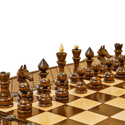 Подарочные шахматы + нарды "Клеопатра"