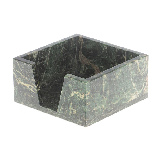 Письменный набор "Герб РФ" камень змеевик