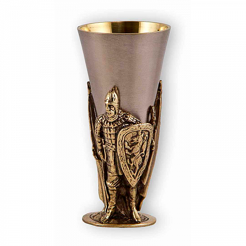 Набор 6 стопок и нож "Слава Русскому оружию"