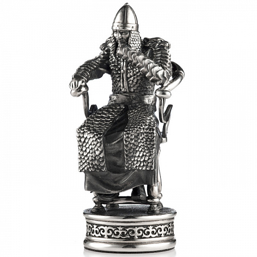 Набор серебряных шахматных фигур "Монголо-татары"