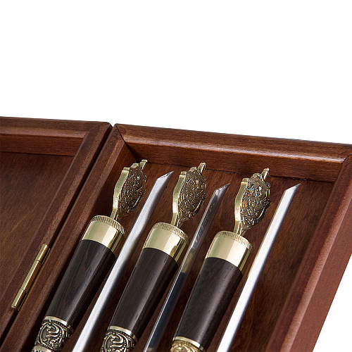 Набор шампуров в футляре "ФСБ"