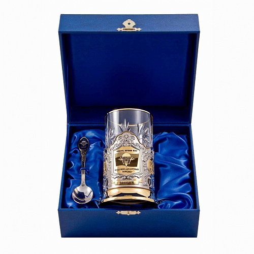 Подстаканник с ложкой "ВДВ"