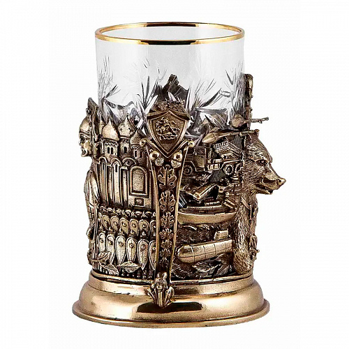 Набор для чая из двух подстаканников "Великая Россия"