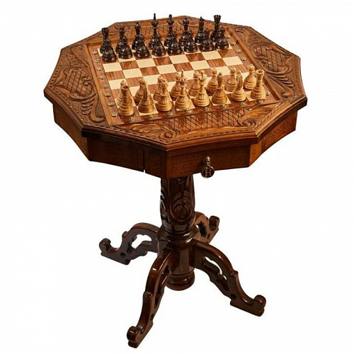 Шахматный стол "Сражение"