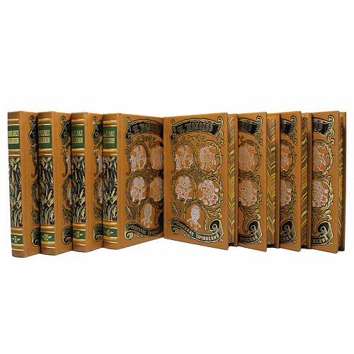 Шолохов М. Собрание сочинений в кожаном переплете (в 8-ми томах)