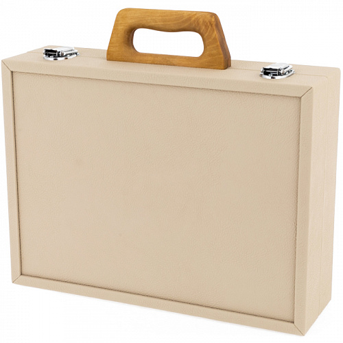 Шкатулка из корня ореха и янтаря "Александр"