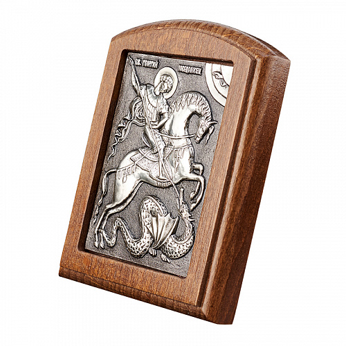 Подарочное издание "Кодекс чести русского офицера с иконой св. Георгий Победоносец"