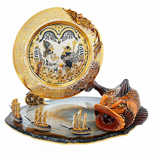 Водочный набор "Сказка" Златоуст