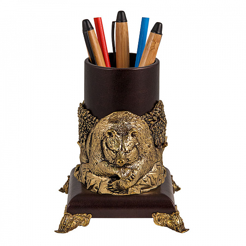 Подставка для письменных принадлежностей "Медведь"