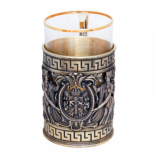 Подстаканник с ложкой "Санкт-Петербург"