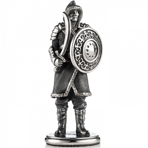 Набор серебряных шахматных фигур "Монголо-татары"