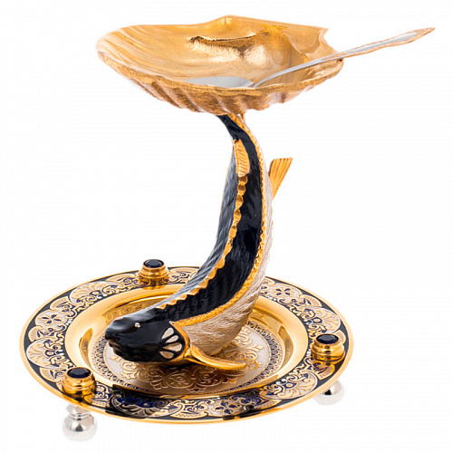 Икорница подарочная "Белуга" Златоуст