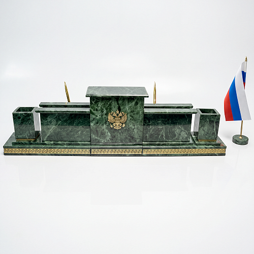 Настольный набор из мрамора "Кабинетный"