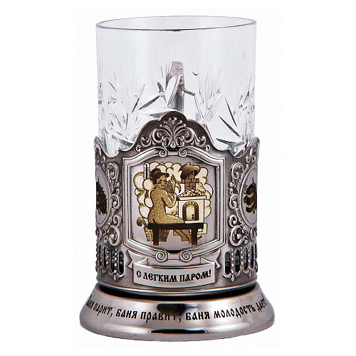 Набор из 2-ух подстаканников "Банька мужская и женская"