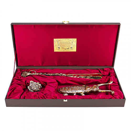 Набор для обуви в подарочном футляре "Орел"